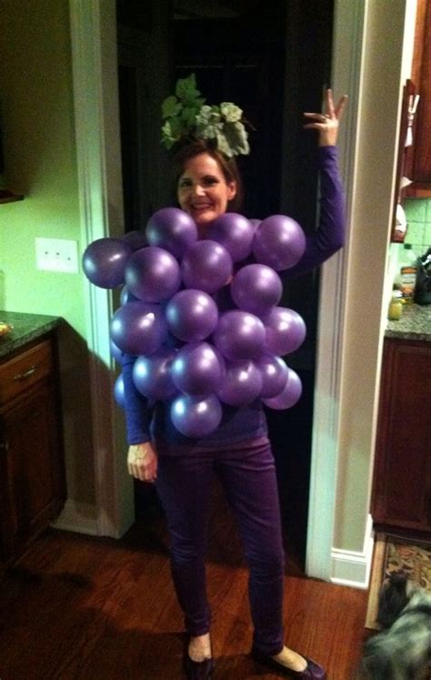 In an ambush, this pocket salt can be used to ward. Easy Grapes Costume - simply purple balloons safety pinned ...