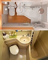 超小坪數一樣放得下浴缸 13個「一點空間都不浪費」的浴室佈置方法 - PEEKME