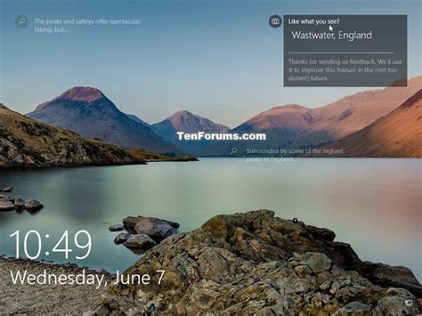 Rate Windows Spotlight Background Images On Lock Screen In