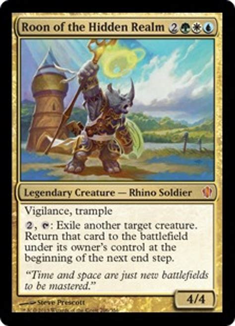 Magic The Gathering Commander 2013 Single Card Mythic Rare Roon Of The