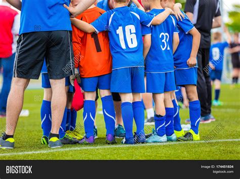 Children Soccer Team Image And Photo Free Trial Bigstock