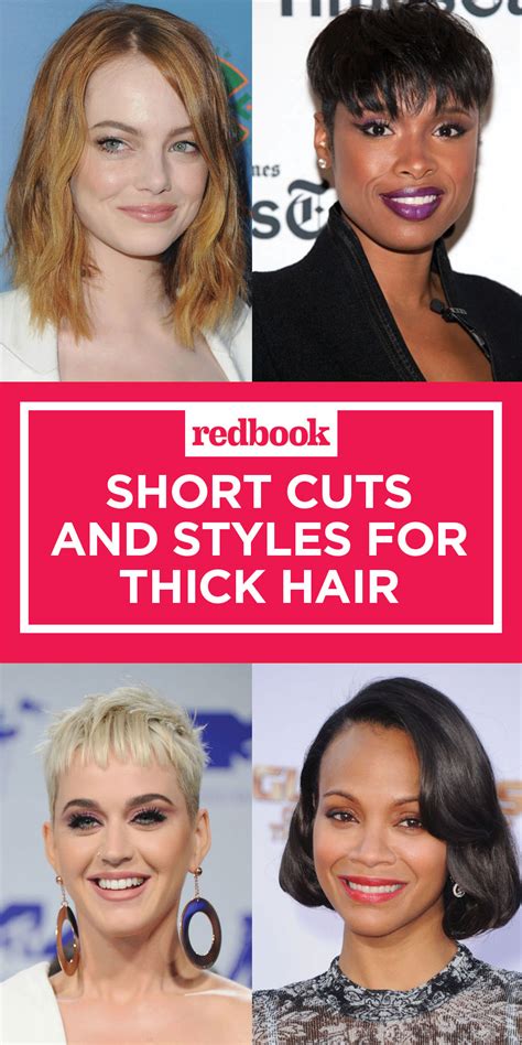 There are women in their 60's that are trying out the rainbow colors in their hair without a care in there are also a lot more hair products available for women now that keeps their hair healthy and manageable. 30 Short Hairstyles for Thick Hair 2017 - Women's Haircuts ...