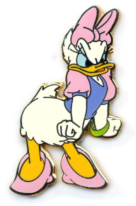 Mad Angry Daisy Daisy Duck Pin And Pop