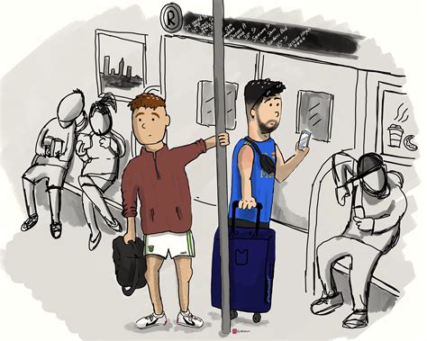 My favourite sight on the subway this past week or so - The lads