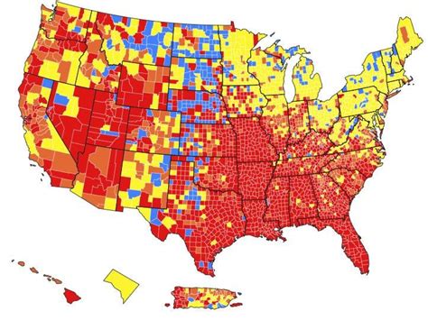 Cdc Color Coded Map Reveals Where Americans Need To Wear Masks Again