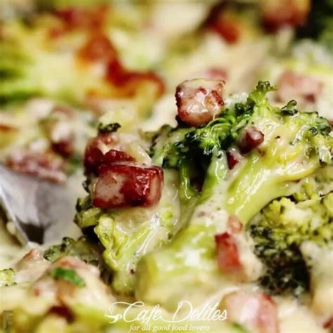 Food Week On Instagram Creamy Garlic Parmesan Broccoli Bacon Is A Delicious Broccoli