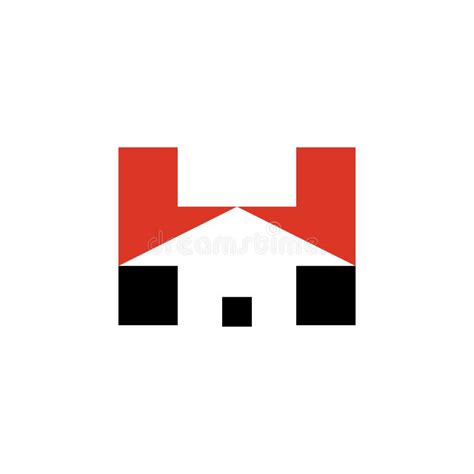 Letter H House Logo Vector Icon Symbol Stock Vector Illustration Of