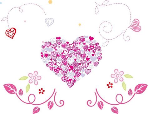 Floral Love Heart Vector Graphic Free Vector In Encapsulated Postscript