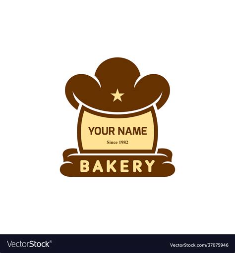 Modern Bakery Logo Template Royalty Free Vector Image