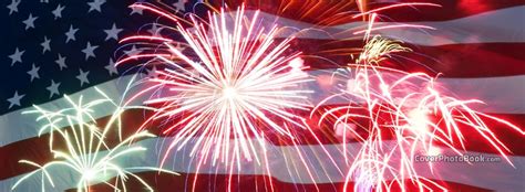 Flag 4th Of July Independence Day Facebook Cover Celebration