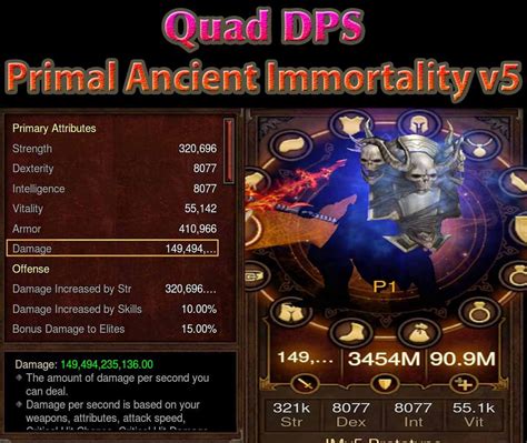 Primal Ancient Quad Dps Diablo 3 Immortal V5 Akkhans Crusader Rift