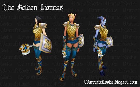 Warcraft Looks Mixed Mogging Outfit The Golden Lioness