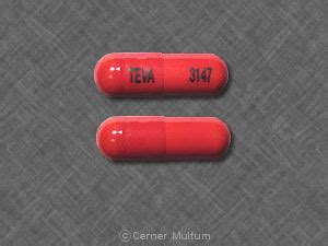 All dosage forms may be administered without regard to meals. TEVA 3147 Pill Images (Orange / Capsule-shape)