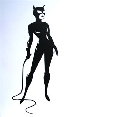 Catwoman Silhouette Clip Art Library