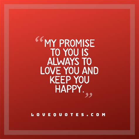My Promise To You Love Quotes