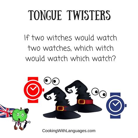Tongue Twisters For Kids Funny English Language Exercises