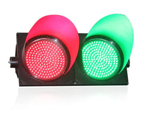 Crossing Road 300mm Red Green Led Traffic Signal Light Wide Way