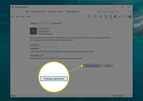 How To Change Another Users Password In Windows
