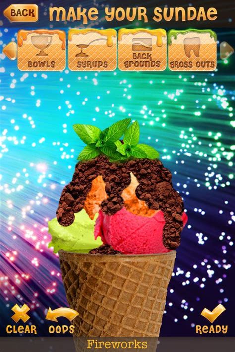 Summer Sundae Created With Sundae Ice Cream App Ice Cream Sundae Sundae Make It Yourself