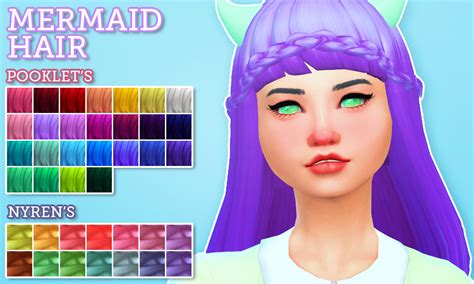 Sims 4 Mermaid Hair Cc 35 Images The Sims 4 Mermaid Stealthic Images
