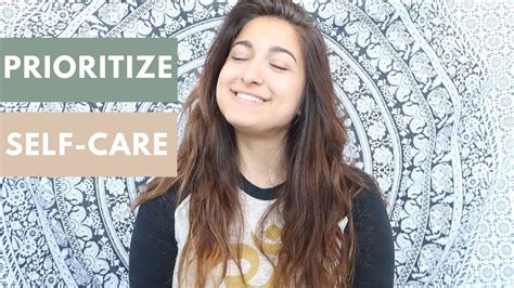 3 Ways To Prioritize Self Care Youtube