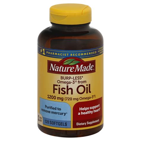 Save On Nature Made Fish Oil 1200 Mg Dietary Supplement Softgels Order