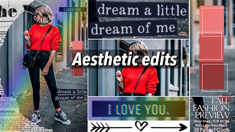 How To Edit Aesthetic Pictures Aesthetic Edits Picsart Tutorial Youtube