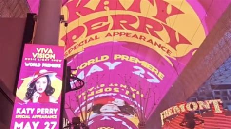 Fremont Street Experience Unveiling Katy Perry Viva Vision Show More