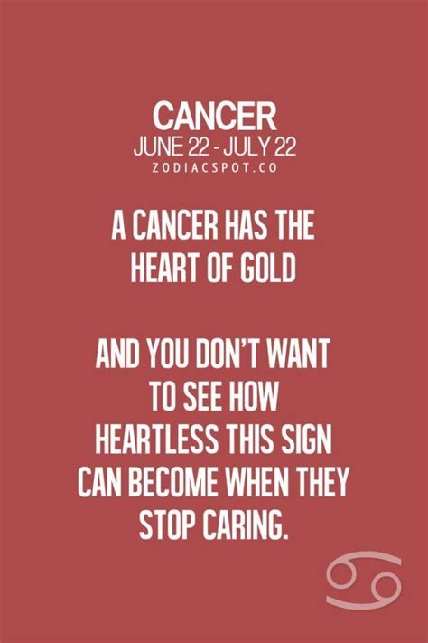 Cancers are maternal, domestic, and love to nurture others. They just use their heart less | Cancer zodiac facts ...