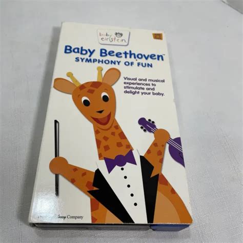 Disney Baby Einstein Baby Beethoven Vhs 2002 Visual And Musical