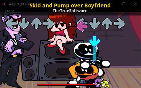 Skid And Pump Over Boyfriend Friday Night Funkin Skin Mods