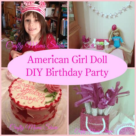 crafty moms share diy american girl doll themed birthday party with free printables