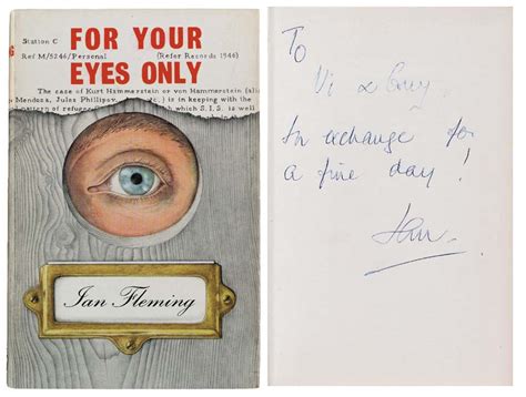 Fleming Ian Four Your Eyes Only Five Secret Occasions In The Life Of