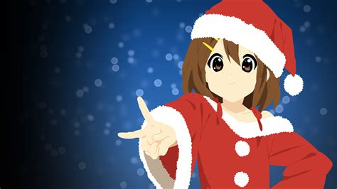 Brunette K On Anime Anime Girls Christmas Anime Vectors Hirasawa