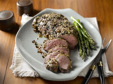 Impressive enough for guests, yet easy enough for any family dinner. Mushroom-Crusted Tenderloin with Mighty Mushroom Sauce | Canadian Beef