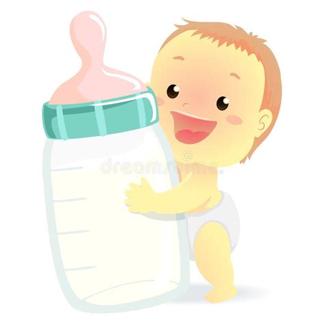 Bebê Que Guarda Uma Escova De Dentes Ilustração Do Vetor Ilustração