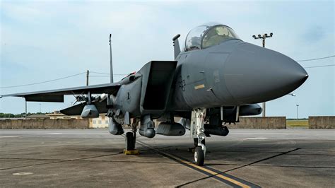Five Jassm Stealth Missiles Have Been Loaded On An F 15e Strike Eagle