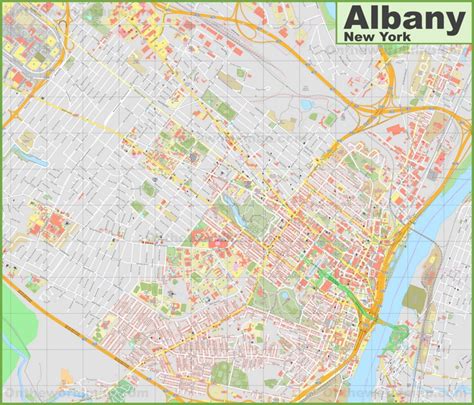 Map Of Albany Ny Photos Cantik