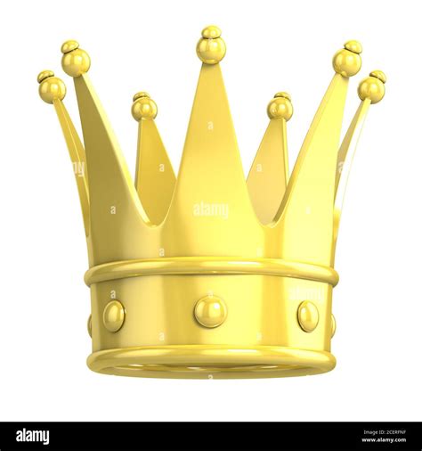 3d Render Golden King Crown Hi Res Stock Photography And Images Alamy