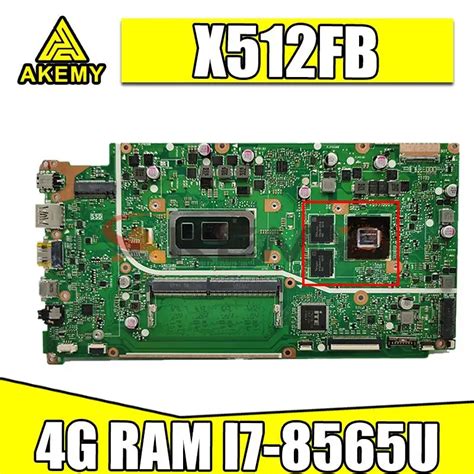 Motherboard For Asus Vivobook 15 X512 X512fb Ap1203t X512f F512f X512fb