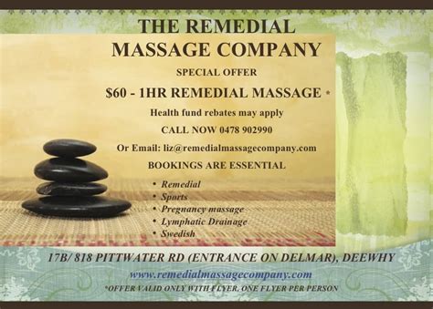 The Remedial Massage Company In Dee Why Sydney Nsw Massage Truelocal