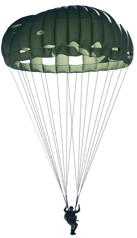 Green Military Parachute Png Image Free Download