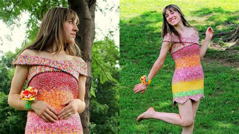 Pennsylvania Woman Makes Dress From Starburst Candy Wrappers