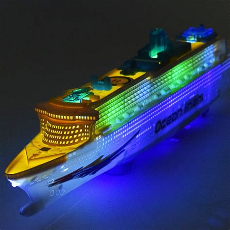 Ocean Liner Cruise Ship Electric Boat Toy Marine Toys Flashing Led