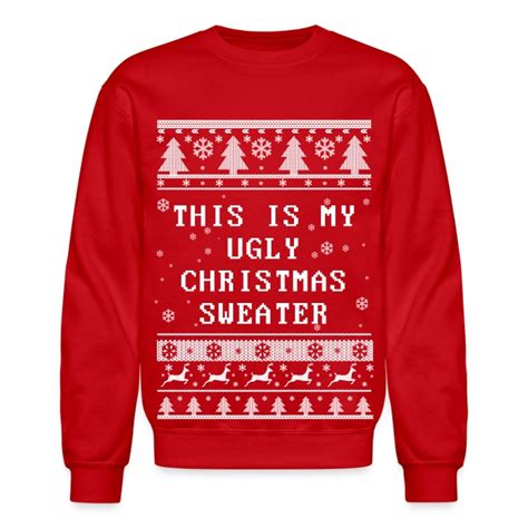 Wumbo Ugly Christmas Sweater Long Sleeve Shirts Crewneck Sweatshirt