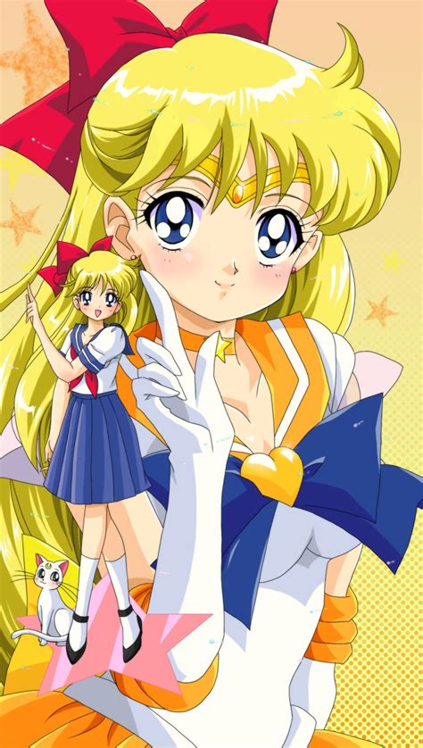 Aino Minako Sailor Venus And Artemis Bishoujo Senshi Sailor Moon