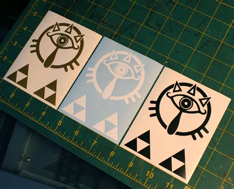 Legend Of Zelda Sheikah Eye Vinyl Decal Pack Etsy