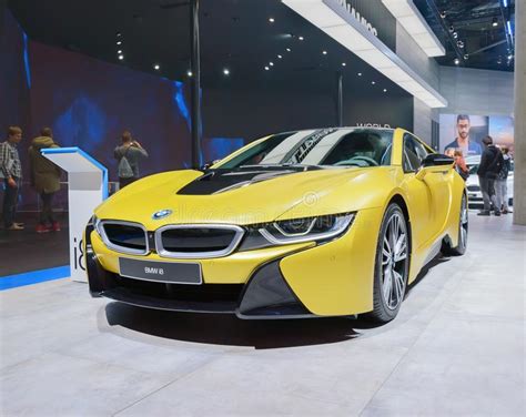 It is easy to put your favourite car into your list and browse it later any time. BMW I8 - Plug-in Hybrid Electric Car At IAA 2017 Editorial Photography - Image of technology ...