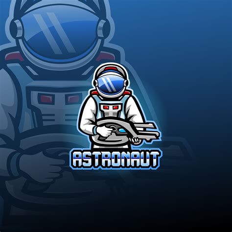 Galaxy Astronaut Esport Mascot Logo By Visink Thehungryjpeg