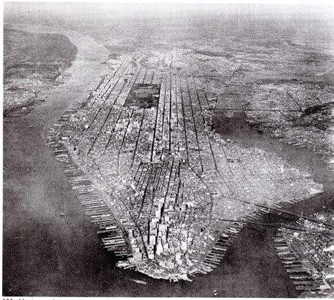 Aerial View Of Downtown Manhattan 1924 Rnychistory
